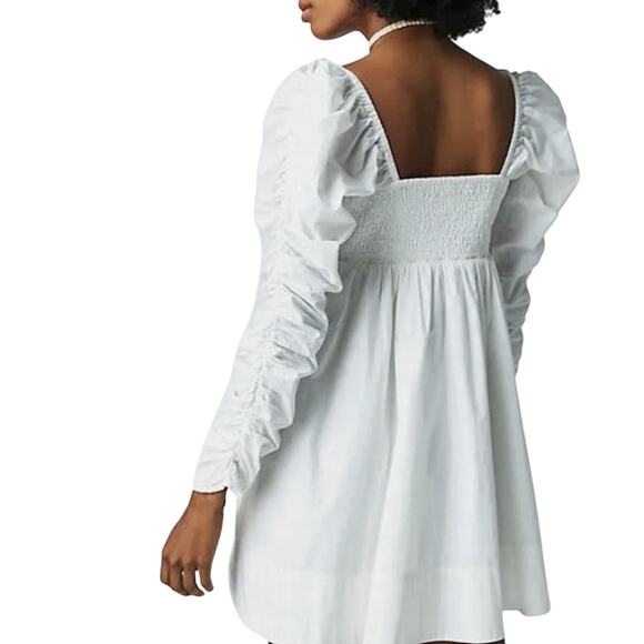 Free People White Color Lindsay Rose Babydoll Dress in Red Size Extra Small XS - Picture 2 of 15